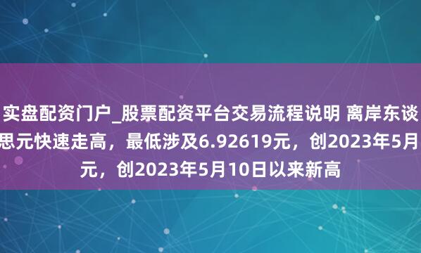 实盘配资门户_股票配资平台交易流程说明 离岸东谈主民币兑好意思元快速走高,最低涉及6.92619元,创2023年5月10日以来新高
