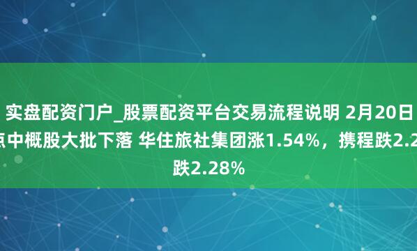 实盘配资门户_股票配资平台交易流程说明 2月20日热点中概股大批下落 华住旅社集团涨1.54%，携程跌2.28%